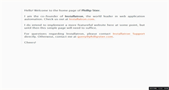 Desktop Screenshot of phillipstier.com