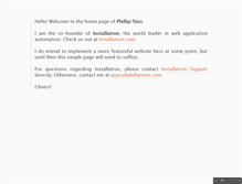 Tablet Screenshot of phillipstier.com